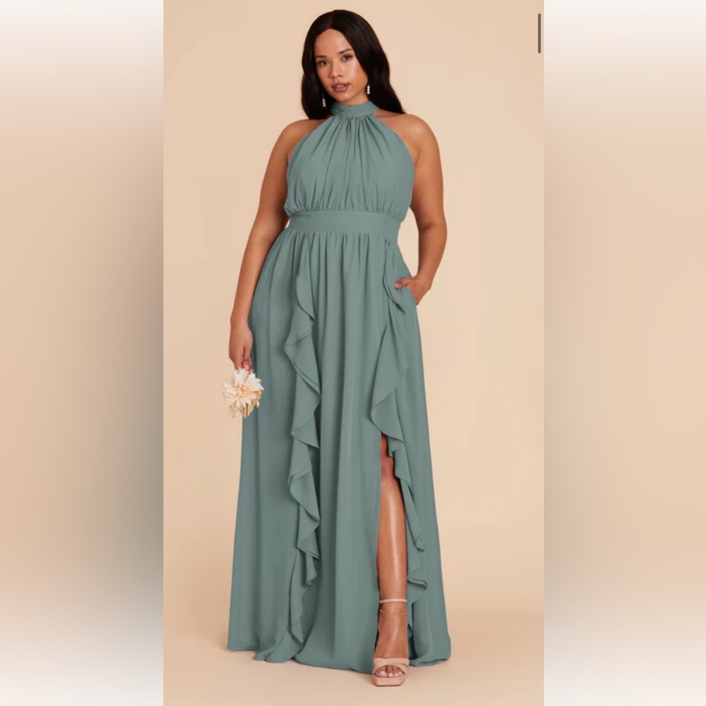 Birdy Grey - sea glass joyce chiffon bridesmaid dress